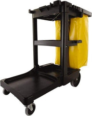 Rubbermaid - Plastic Janitor Cart - 21-3/4" Width - Eagle Tool & Supply