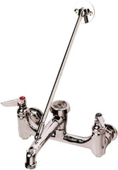 T&S Brass - Standard with Hose Thread, 2 Way Design, Wall Mount, Laundry Faucet - Lever Handle - Eagle Tool & Supply