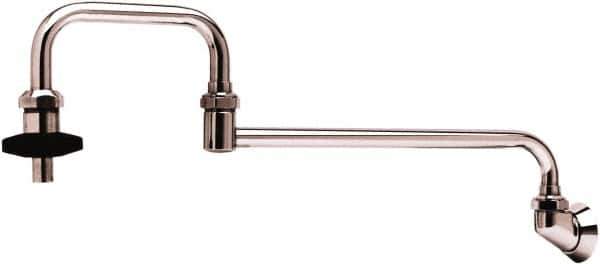 T&S Brass - Faucet Mount, Single Hole Kitchen Faucet - Pot and Kettle Filling Faucet, Insulated Handle, Low Arc Spout, No Drain - Eagle Tool & Supply