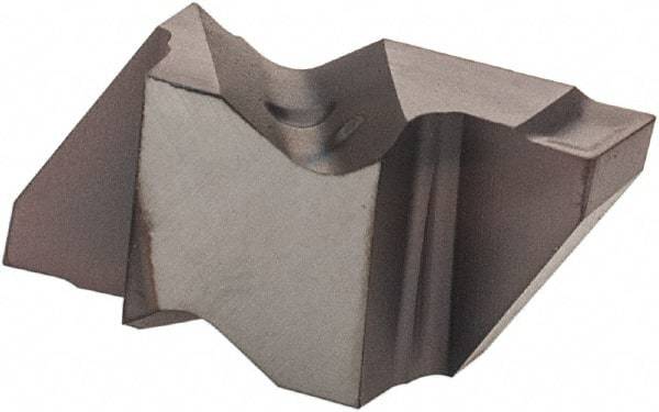 Kennametal - 2094NG K Grade KCU25, 2.39mm Cutting Width Carbide Grooving Insert - 2.79mm Max Depth of Cut, Right Hand, 0.19mm Corner Radius, AlTiN Finish - Eagle Tool & Supply