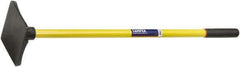 Ability One - 8" High x 8" Wide Round Steel Tamper - 42" Long Fiberglass Straight Handle - Eagle Tool & Supply