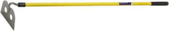 Ability One - 7" High x 10" Wide Round Steel Hoe - 62" Long Fiberglass Straight Handle - Eagle Tool & Supply