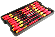 19PC CUSH GRIP SCREWDRIVER SET - Eagle Tool & Supply