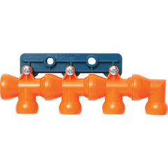 Coolant Hose System Component - 1/2″ Inside Diameter System-1/2″ Modular Manifold w/3 T's, elbow, bracket & screws (Pack of 1) - Eagle Tool & Supply