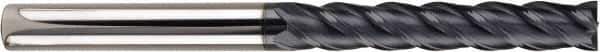 SGS - 18mm, 75mm LOC, 18mm Shank Diam, 150mm OAL, 4 Flute, Solid Carbide Square End Mill - Single End, AlTiN Finish, Spiral Flute, Variable° Helix, Centercutting, Right Hand Cut, Right Hand Flute, Series 7MS - Eagle Tool & Supply