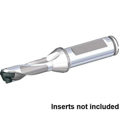 Kennametal - Series KenTIP, Head Connection J, 8xD, 5/8" Shank Diam, Drill Body - 104.78mm Drill Body Length to Flange, KTIP Toolholder, 10.02mm Nose Diam, 152.78mm OAL, 104.78mm Drill Body Length, 99.28mm Flute Length, Through Coolant - Eagle Tool & Supply