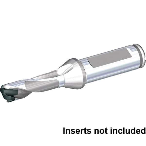 Kennametal - Series KenTIP, Head Connection Y, 8xD, 1" Shank Diam, Drill Body - 200.03mm Drill Body Length to Flange, KTIP Toolholder, 20.24mm Nose Diam, 256.02mm OAL, 200.03mm Drill Body Length, 194.53mm Flute Length, Through Coolant - Eagle Tool & Supply