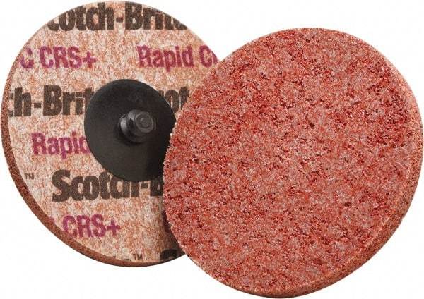 3M - 3" Disc Diam, Ceramic Quick Change Disc - Type R Attaching System, Coated, Extra Coarse Grade - Eagle Tool & Supply