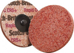 3M - 2" Disc Diam, Ceramic Quick Change Disc - Type R Attaching System, Coated, Orange, Coarse Grade - Eagle Tool & Supply