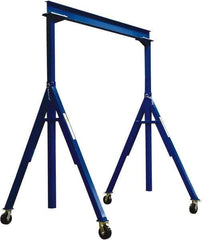 Vestil - 6,000 Lb Load Capacity, Steel Gantry Crane - 10' Span - Eagle Tool & Supply