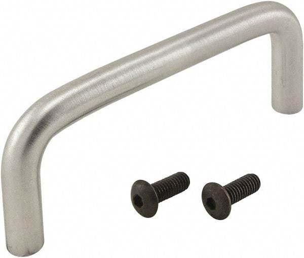 80/20 Inc. - 84" Long x 8" Wide x 31.2" High, Steel Door Handle - No Finish, Steel, 76.2" Center to Center - Eagle Tool & Supply