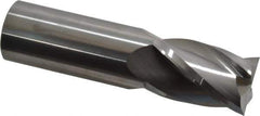 SGS - 1", 1-1/2" LOC, 1" Shank Diam, 4" OAL, 4 Flute, Solid Carbide Square End Mill - Single End, Uncoated, Spiral Flute, 30° Helix, Centercutting, Right Hand Cut, Right Hand Flute, Series 1 - Eagle Tool & Supply