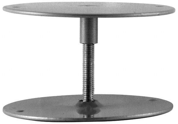 Don-Jo - 2-5/8" Diam Filler Plate - Steel, Silver Coated Finish - Eagle Tool & Supply