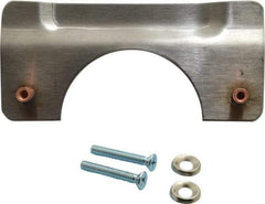 Don-Jo - 7" Long x 3-1/4" Wide, Latch Protector - Stainless Steel - Eagle Tool & Supply