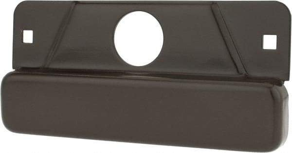 Don-Jo - 7" Long x 2-3/4" Wide, Latch Protector - Duro Coated Steel - Eagle Tool & Supply