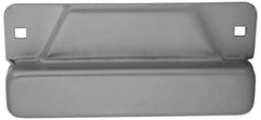 Don-Jo - 8" Long x 3-1/2" Wide Strike Protector - Silver Coated Steel - Eagle Tool & Supply