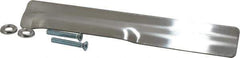 Don-Jo - 10" Long x 1-1/2" Wide, Latch Protector - Stainless Steel - Eagle Tool & Supply