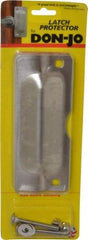 Don-Jo - 7" Long x 2-3/4" Wide, Latch Protector - Stainless Steel - Eagle Tool & Supply