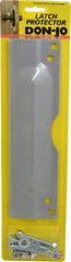 Don-Jo - 11" Long x 3" Wide, Latch Protector - Silver Coated Steel - Eagle Tool & Supply