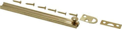 Don-Jo - 6" Long, 1/2" Wide Brass Slide Bolt - US3 Bright Brass - Eagle Tool & Supply