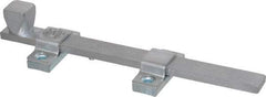 Don-Jo - 8" Long, 1" Wide Brass Surface Bolt - Brushed Chrome - Eagle Tool & Supply