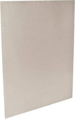 Don-Jo - 34" Long x 42" High Armor Plate - Stainless Steel - Eagle Tool & Supply