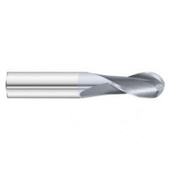 27/64 x 1 x 2-3/4 2 Flute Ball Nose  End Mill- Series 3215SD - Eagle Tool & Supply