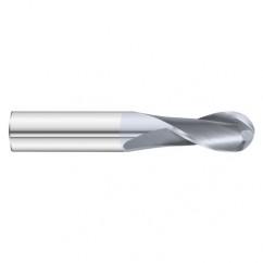 31/64 x 1 x 3 2 Flute Ball Nose  End Mill- Series 3215SD - Eagle Tool & Supply