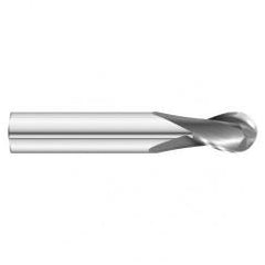 7/16 x 3/4 x 2-3/4 2 Flute Ball Nose  End Mill- Series 3215STB - Eagle Tool & Supply