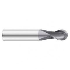 7/16 x 3/4 x 2-3/4 2 Flute Ball Nose  End Mill- Series 3215STB - Eagle Tool & Supply