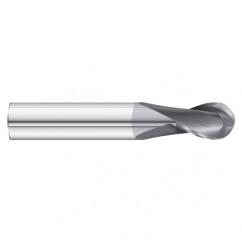 1" x 1 x 4 2 Flute Ball Nose  End Mill- Series 3215STB - Eagle Tool & Supply