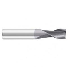 3/4 Dia. x 4 Overall Length 2-Flute Square End Solid Carbide SE End Mill-Round Shank-Center Cut-TiAlN - Eagle Tool & Supply