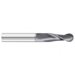 1/2 x 1-1/2 x 4 2 Flute Ball Nose  End Mill- Series 3215XL - Eagle Tool & Supply