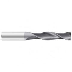 3/8 Dia. x 6 Overall Length 2-Flute Square End Solid Carbide SE End Mill-Round Shank-Center Cut-TiAlN - Eagle Tool & Supply