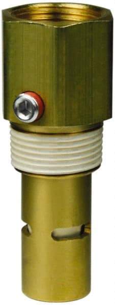 Conrader - 1 x 1" Brass Check Valve - In-Tank, FNPT x MNPT - Eagle Tool & Supply