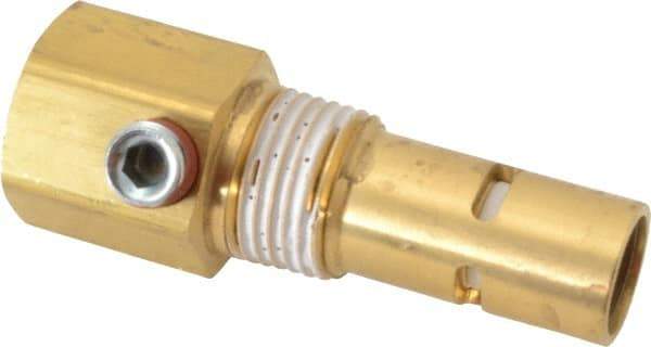 Conrader - 1/2 x 1/2" Brass Check Valve - In-Tank, FNPT x MNPT - Eagle Tool & Supply