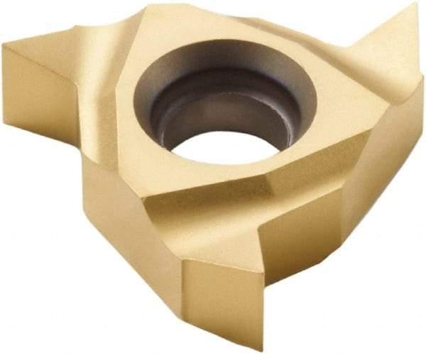 Seco - 16NR Internal Right Hand 48-16 Partial Profile 55° Laydown Threading Insert - Grade CP500, TiAlN/TiN Coated Carbide, 9.53mm Inscribed Circle - Eagle Tool & Supply