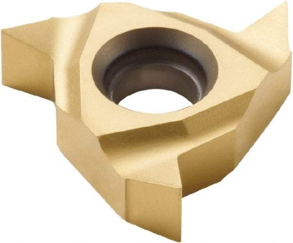 Seco - 16NR Internal Right Hand 14-8 Partial Profile 55° Laydown Threading Insert - Grade CP500, TiAlN/TiN Coated Carbide, 9.53mm Inscribed Circle - Eagle Tool & Supply