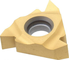 Seco - 16NR Internal Right Hand 14-8 Partial Profile 60° Laydown Threading Insert - Grade CP500, TiAlN/TiN Coated Carbide - Eagle Tool & Supply
