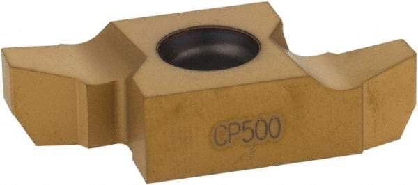 Seco - 20NR Internal Right Hand 3 Acme Laydown Threading Insert - Grade CP500, TiAlN/TiN Coated Carbide - Eagle Tool & Supply