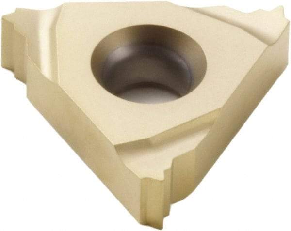 Seco - 16EL External Left Hand 28 UN Laydown Threading Insert - Grade CP500, TiAlN/TiN Coated Carbide - Eagle Tool & Supply