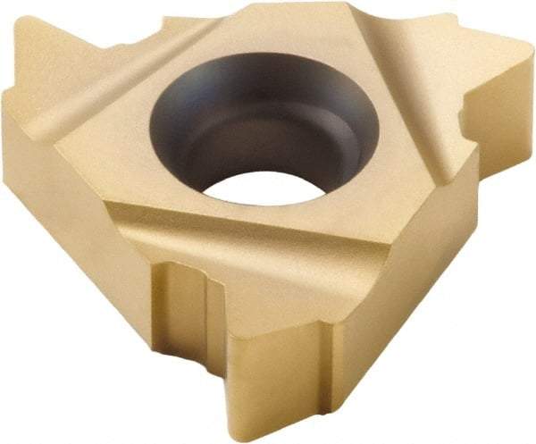 Seco - 27ER External Right Hand ISO Laydown Threading Insert - Grade CP300, TiAlN/TiN Coated Carbide, 15.88mm Inscribed Circle - Eagle Tool & Supply