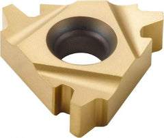 Seco - 22ER External Right Hand Trapez Laydown Threading Insert - Grade CP500, TiAlN/TiN Coated Carbide, 12.7mm Inscribed Circle - Eagle Tool & Supply