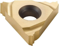 Seco - 11NR Internal Right Hand ISO Laydown Threading Insert - Grade CP200, TiAlN/TiN Coated Carbide, 6.35mm Inscribed Circle - Eagle Tool & Supply