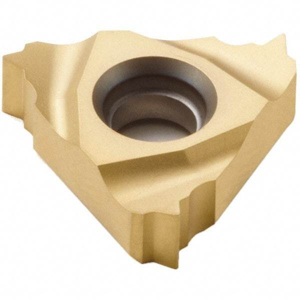 Seco - 16NR Internal Right Hand 14 UN Laydown Threading Insert - Grade CP200, TiAlN/TiN Coated Carbide - Eagle Tool & Supply