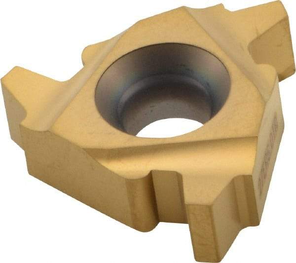Seco - 27ER External Right Hand Trapez Laydown Threading Insert - Grade CP500, TiAlN/TiN Coated Carbide, 15.88mm Inscribed Circle - Eagle Tool & Supply