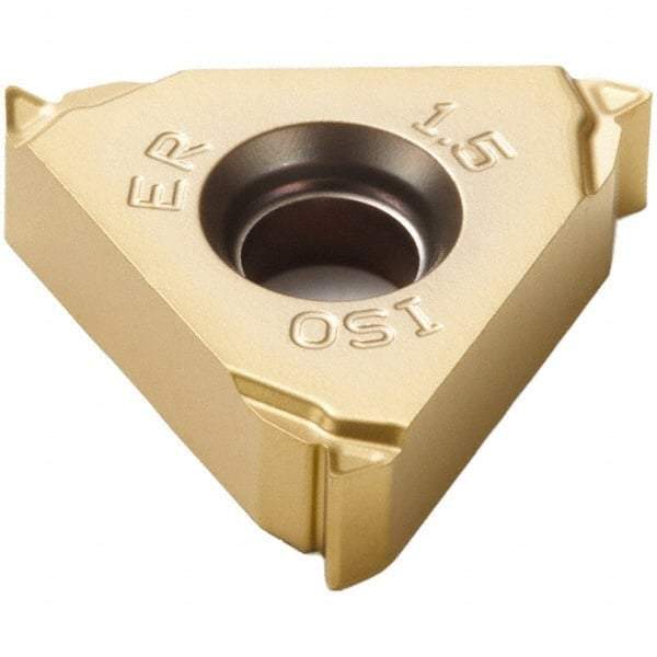 Seco - 16ER External Right Hand ISO Laydown Threading Insert - Grade CP500, TiAlN/TiN Coated Carbide - Eagle Tool & Supply