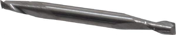 SGS - 5/32", 5/16" LOC, 3/16" Shank Diam, 2" OAL, 2 Flute, Solid Carbide Square End Mill - Double End, Uncoated, Spiral Flute, 30° Helix, Centercutting, Right Hand Cut, Right Hand Flute, Series 15 - Eagle Tool & Supply