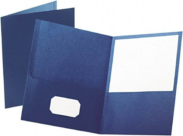 OXFORD - 8-1/2" Long x 11" Wide Pocket - Blue - Eagle Tool & Supply
