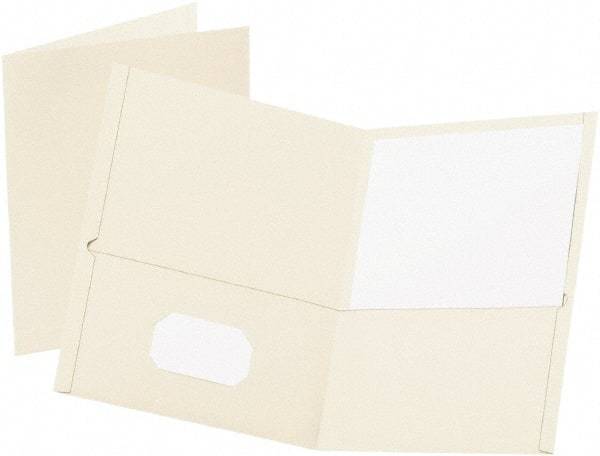 OXFORD - 8-1/2" Long x 11" Wide Pocket - White - Eagle Tool & Supply